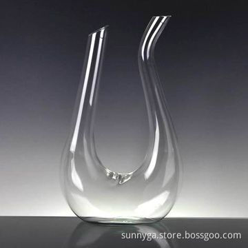 Swan-shaped Decanter with 244g Weight and 283mm Height, Any Logo Printing is Accepted